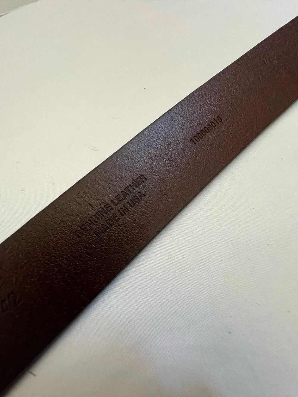 Brooks Brothers Belt Brown Leather With Silver Buckle Men's 42 USA 100009019